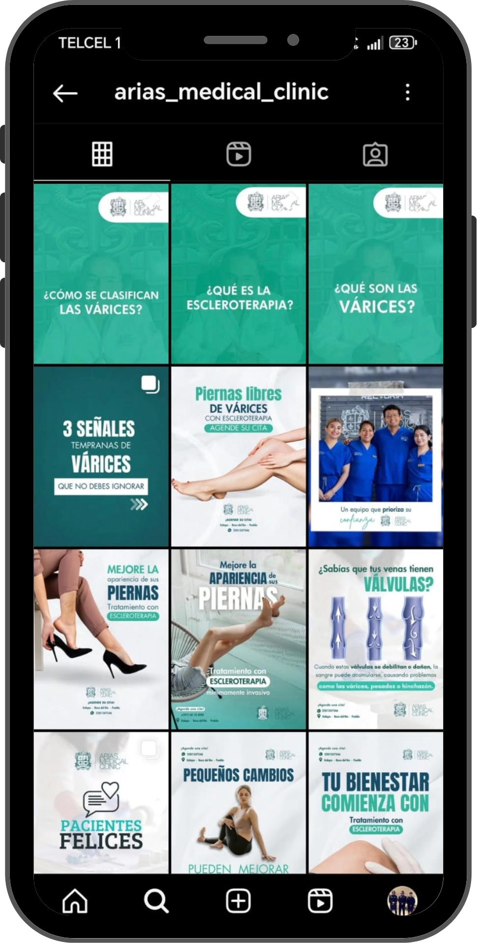 Feed Mockup Arias Medical Clinic